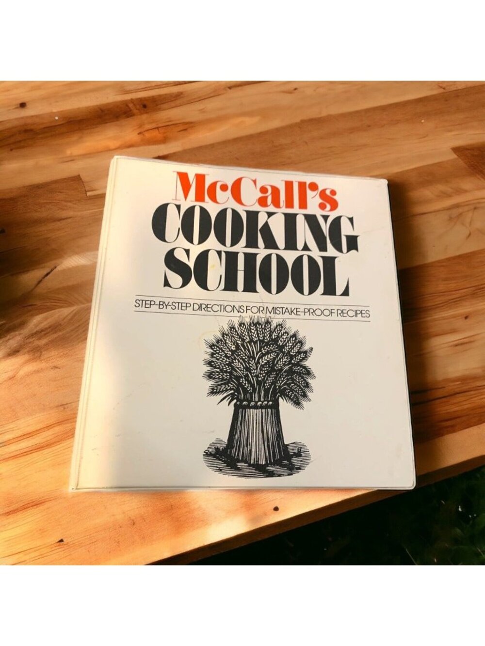 McCall’s Cooking School Binder 1984 Step-by-Step Vintage Recipe Collection